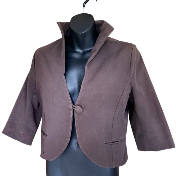 🌸4/$50🌸 Vintage-Inspired Cropped Lined Jacket - Picture 1 of 15